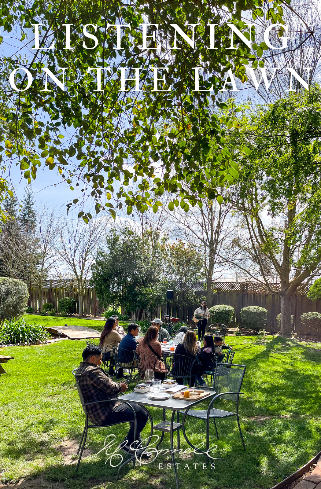 2025 listening on the lawn graphic